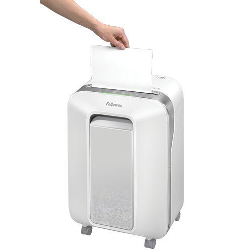 Destruidora de Papel FELLOWES Powershred LX201 (Branco) — miniatura 5
