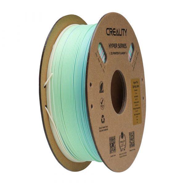 Filamento CREALITY PLA Rainbow Spring Lake (Azul, Verde e Rosa)