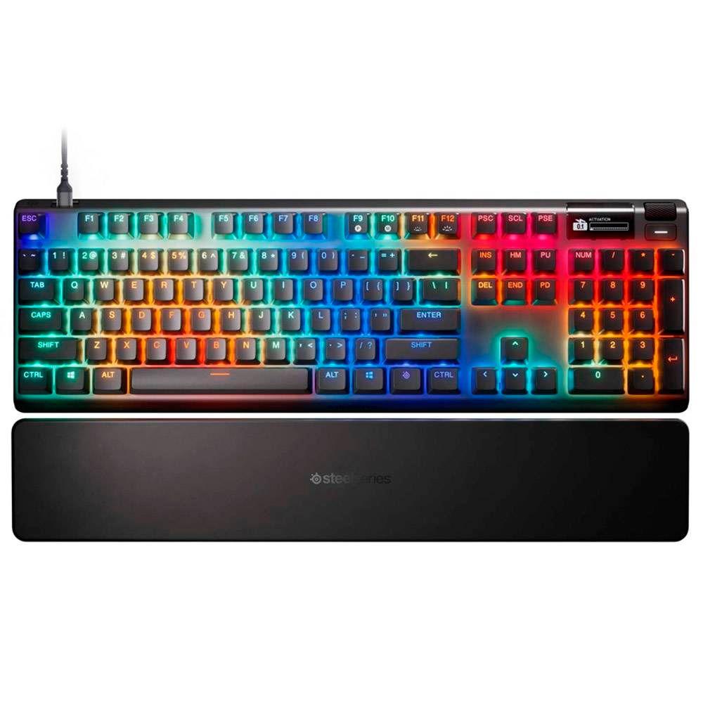 Teclado STEELSERIES APEX PRO GEN 3 (Inglês - Magnetic-mechanical key switch - Tamanho completo - Preto) — miniatura 2