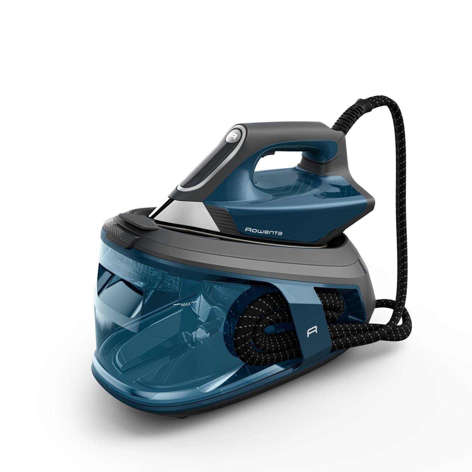 Centro de Engomar ROWENTA VR9043 (2800 W - 1,8 l - 8 bar - Preto e Azul)