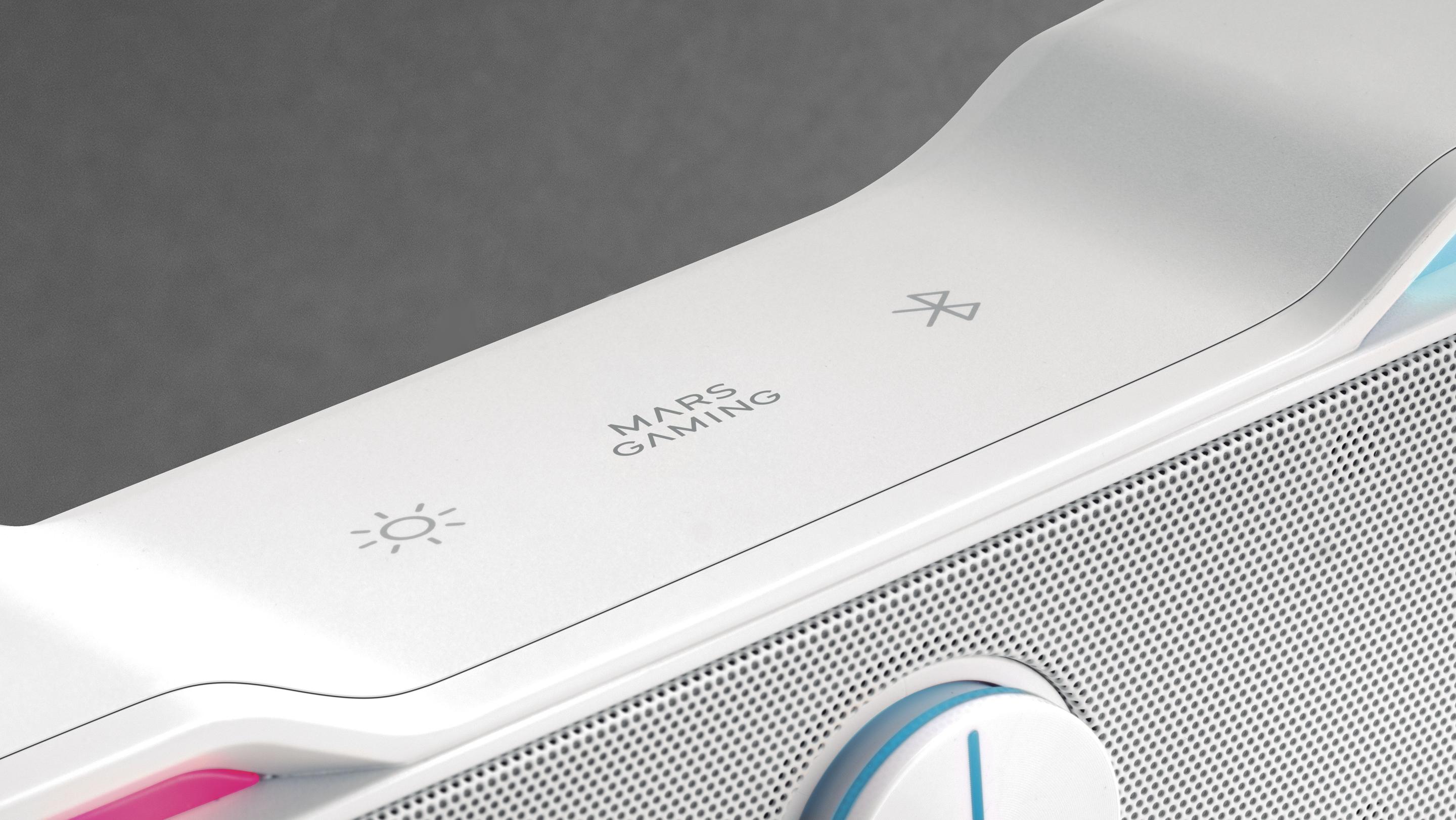 Barra de Som Gaming MARS GAMING MSBX (10W - Com fios e sem fios - Branco) — miniatura 6