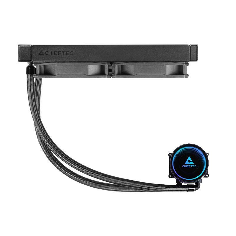 Sistema de Refrigeração Líquida para Processador CHIEFTEC ICEBERG 240 DARK (240 mm - 120 mm - Preto) — miniatura 4