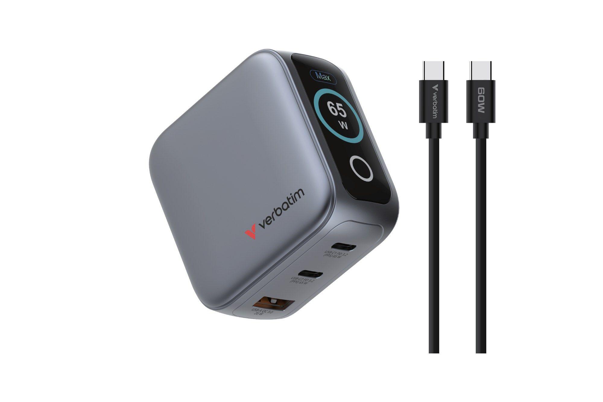Carregador USB VERBATIM 30238 (Universal - Preto)