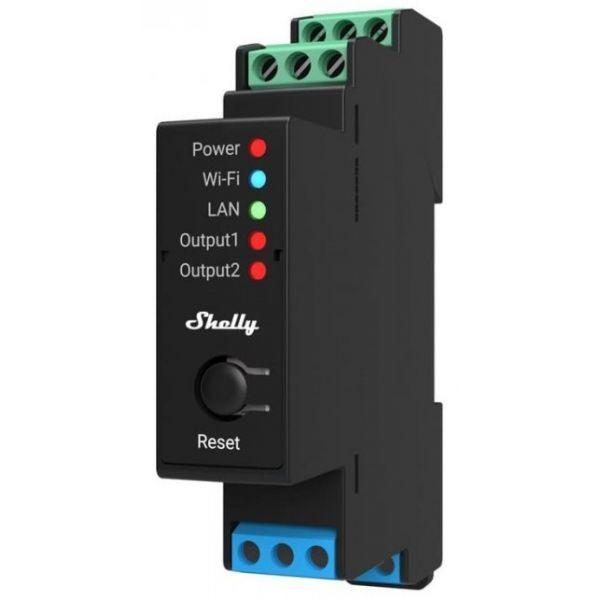 Módulo de Automação SHELLY Pro 2PM (18,5 mm x 89,5 mm x 68,5 mm - Preto) — miniatura 5