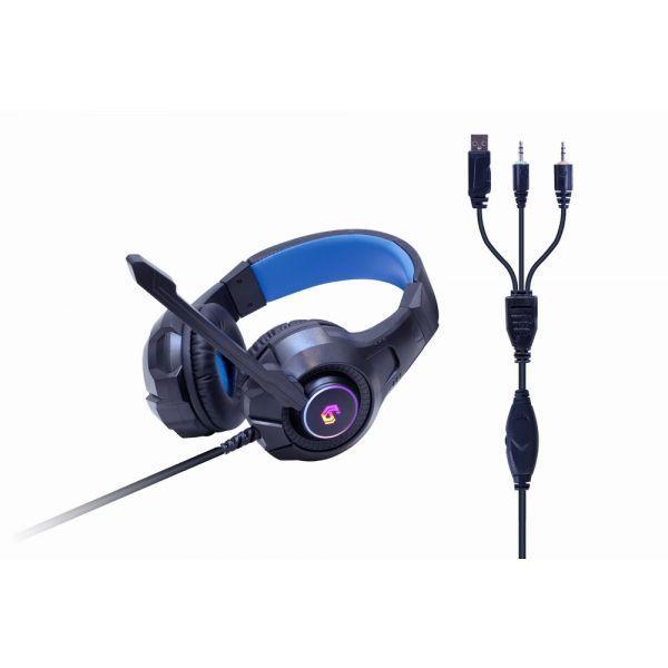 Conjunto Gaming GEMBIRD GGS-UMGL4-02 (Inglês - Botões premidos - Tamanho completo - Preto) — miniatura 4