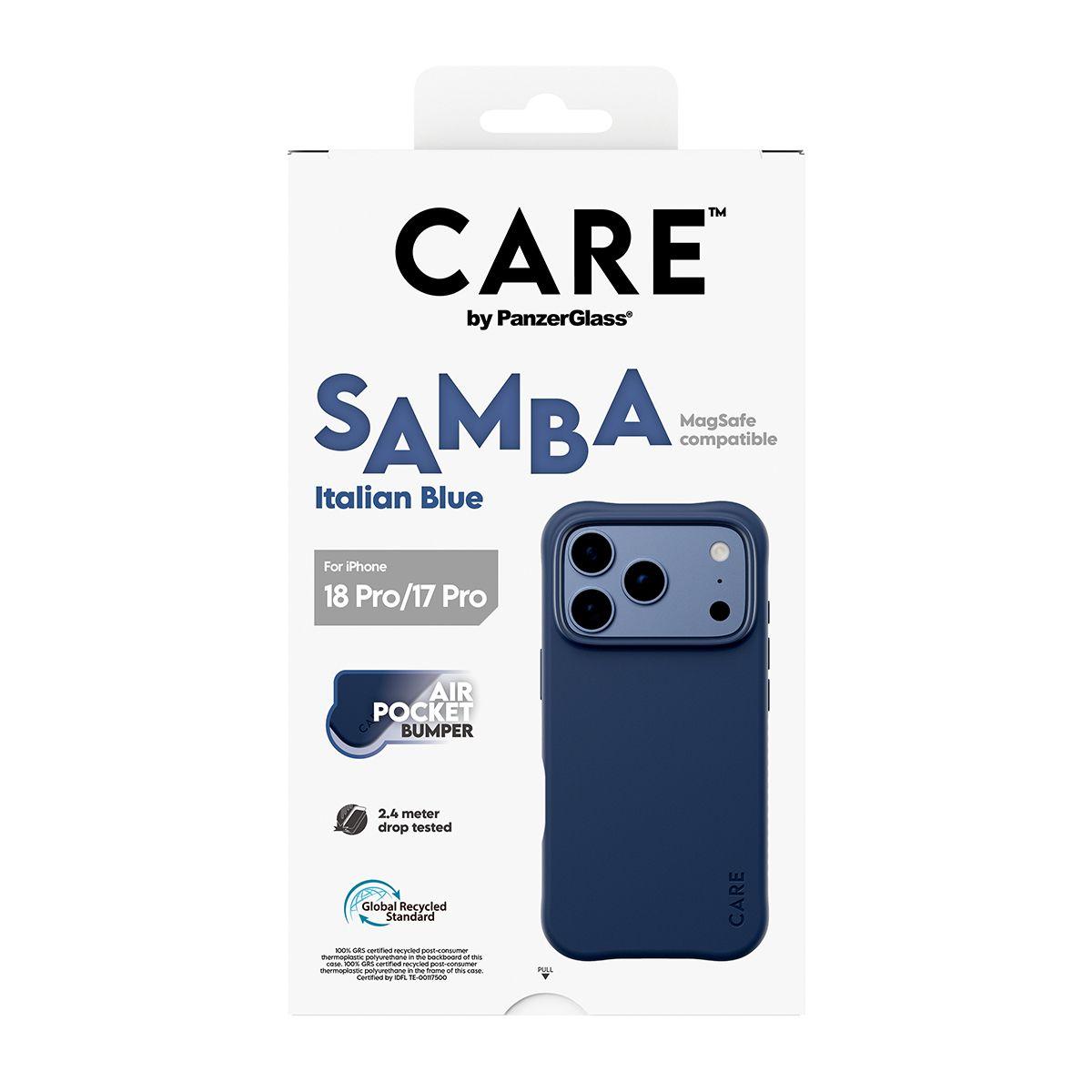 Capa PANZERGLASS Samba Case iP17/18 Pro (Azul Italiano), miniatura 3