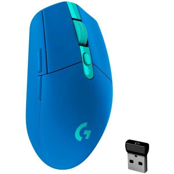 Rato LOGITECH G305 LIGHTSPEED (Mão direita - 12000 DPI - HERO - Azul) — miniatura 2