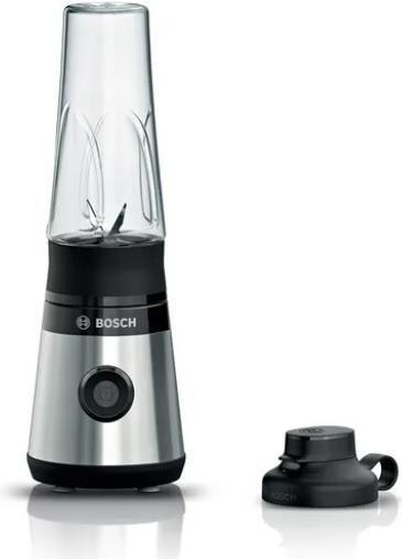 Liquidificadora BOSCH VitaPower Serie 2 MMB2111M (450 W - 30000 RPM - 0,6 L - Preto e Inox)