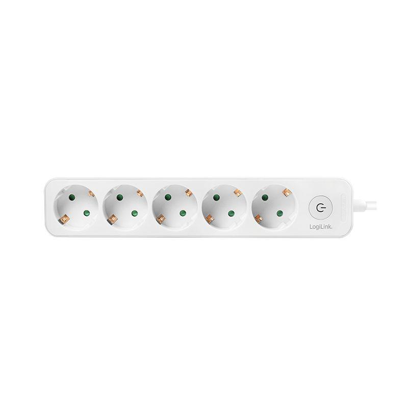 Régua de Tomadas LOGILINK LPS246 (1,5 m - Tipo F - Branco), miniatura 2