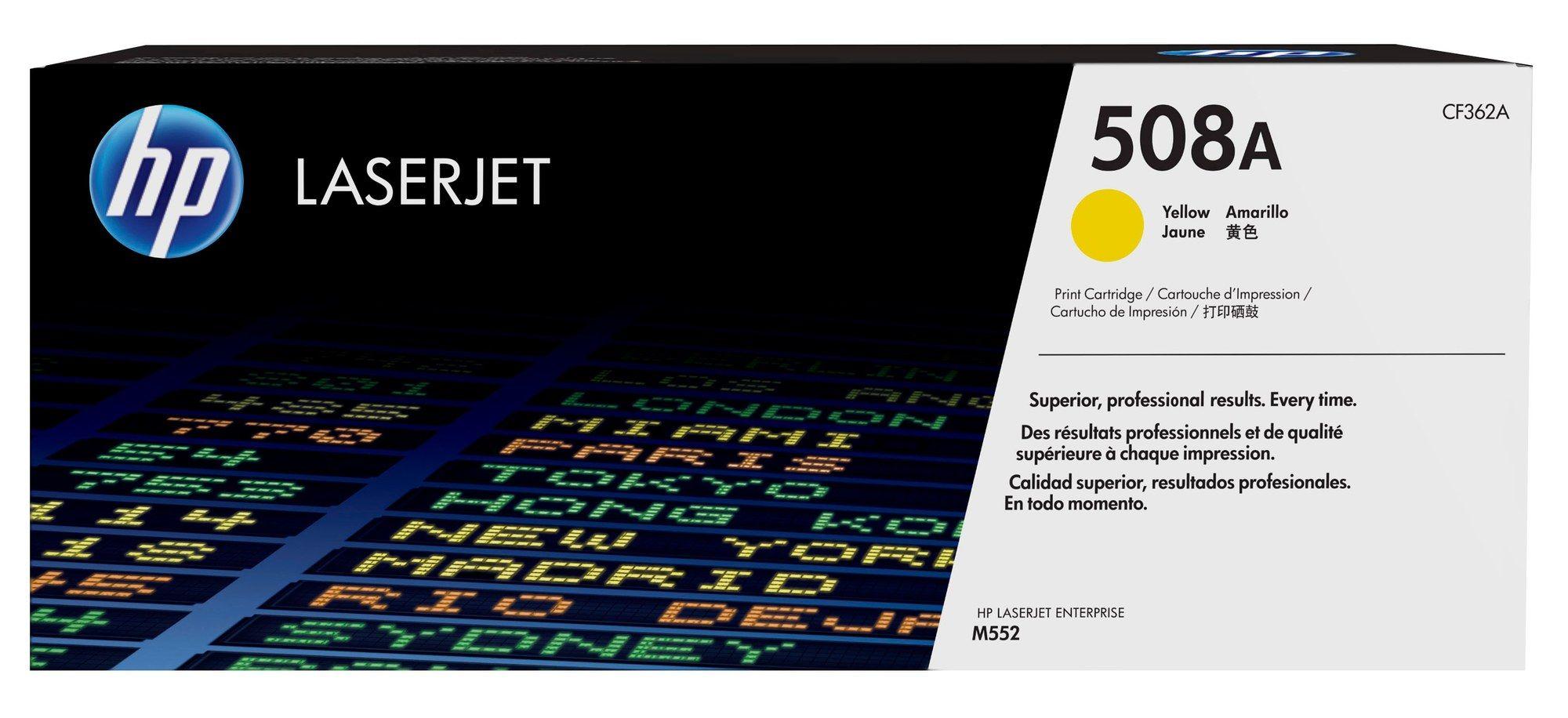 Toner Original HP 508A CF362A (5 000 páginas - Amarelo)