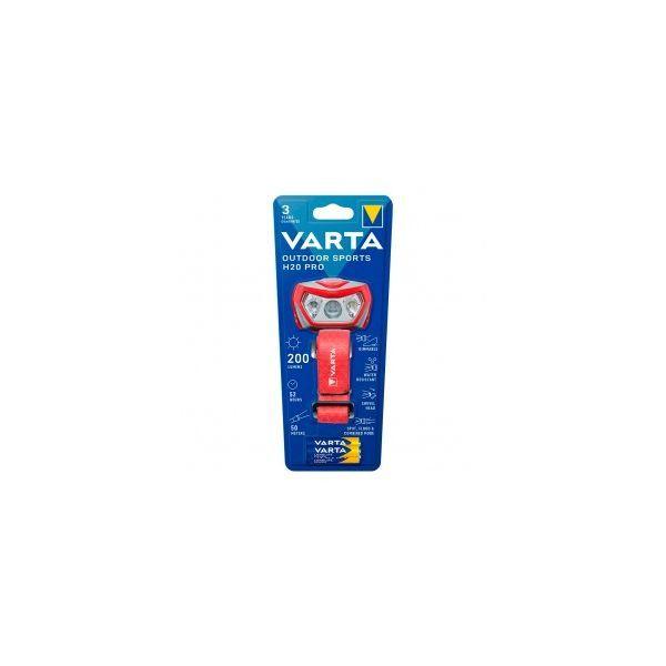 Lanterna de Cabeça VARTA Outdoor Sports H20 Pro 3AAA (200 lm - Cinzento e Vermelho) — miniatura 2