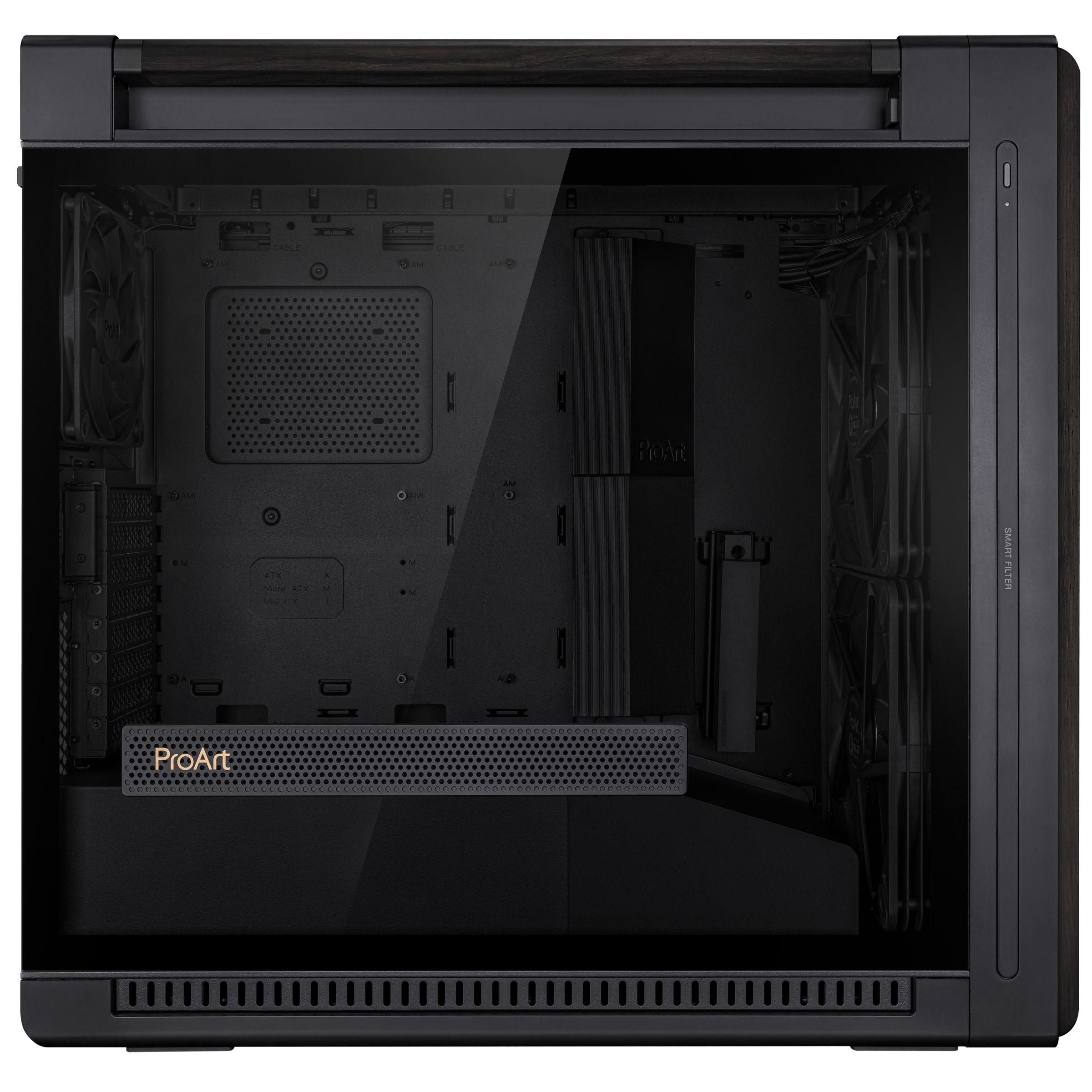 Caixa PC ASUS ProArt PA602 Wood Edition (Midi Tower - Madeira - 19 cm - Preto), miniatura 7