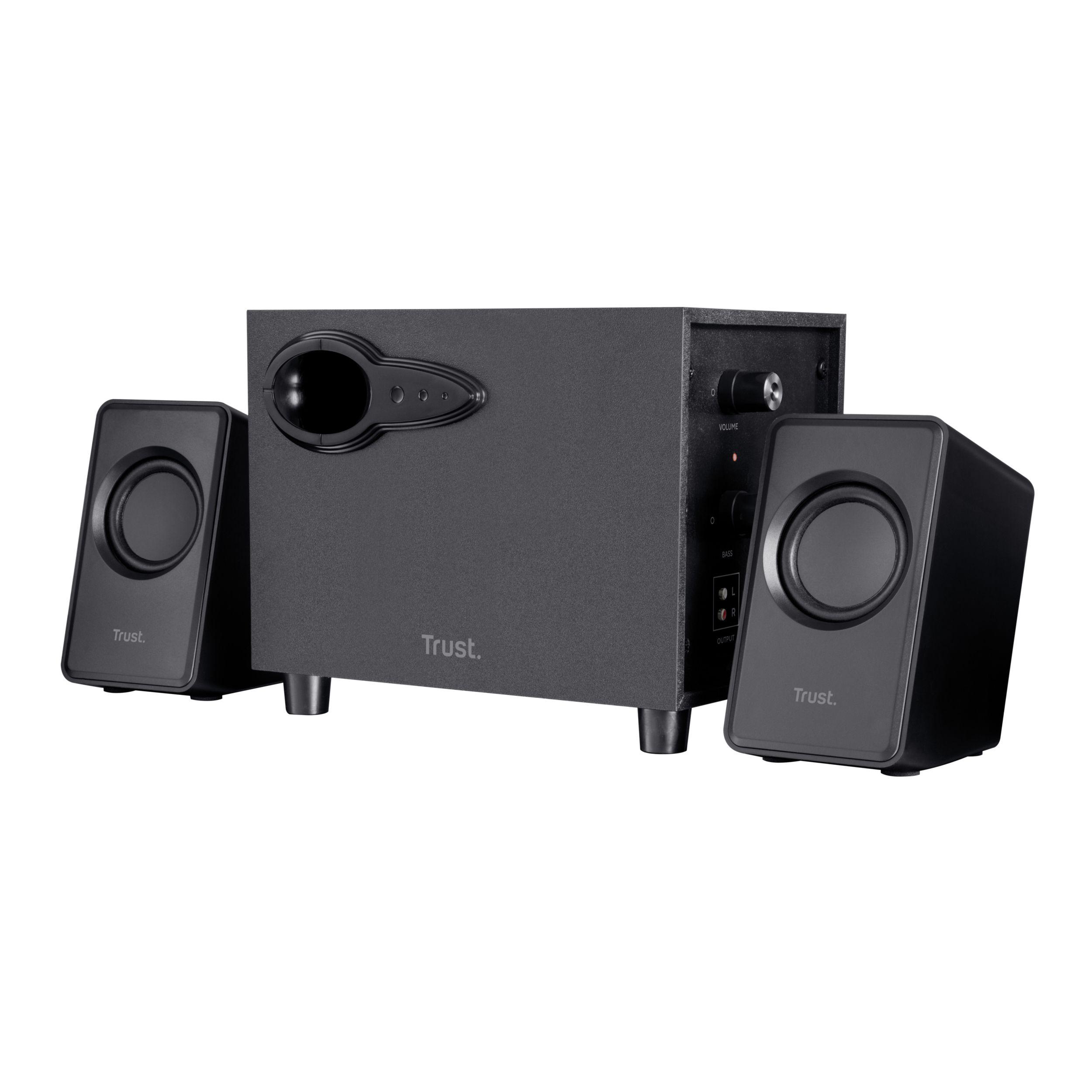 Conjunto de Colunas TRUST Avora 2.1 (Com fios - 9 W - 2.1 canais - Preto)