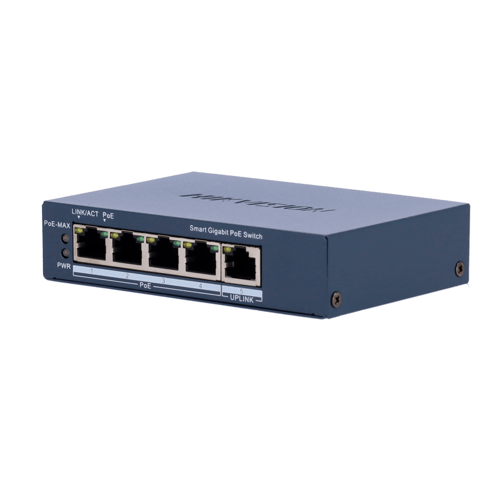 Switch Gerível HIKVISION DS-3E1505P-EI (10/100/1000 Mbps - 10 Gbit/s - Gigabit Ethernet - Cinzento)