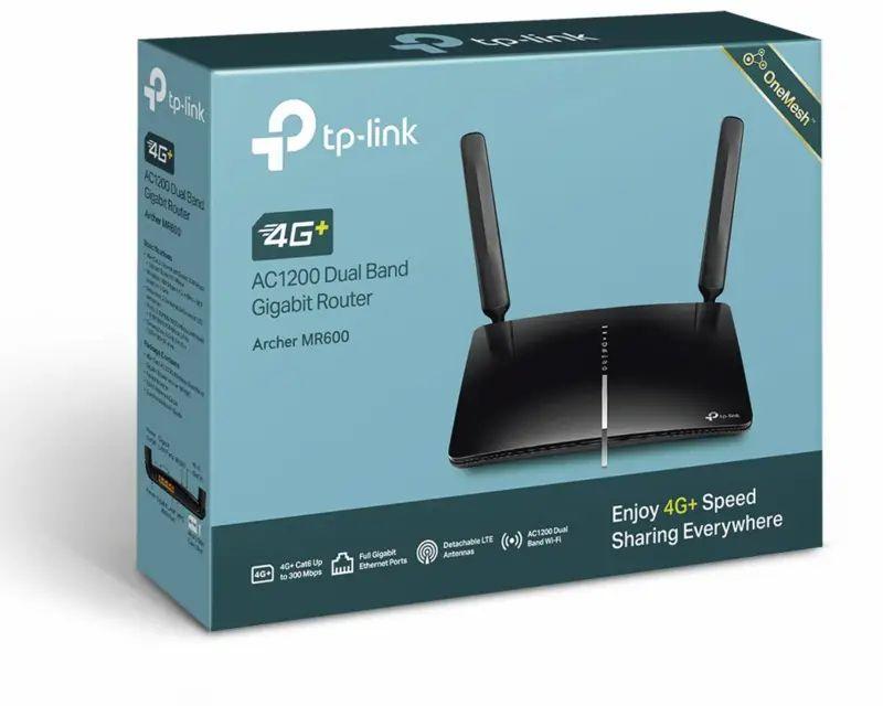 Router 4G TP-LINK Archer MR600 (Wi-Fi 5 - 867 Mbit/s - Dual-band - Preto) — miniatura 4