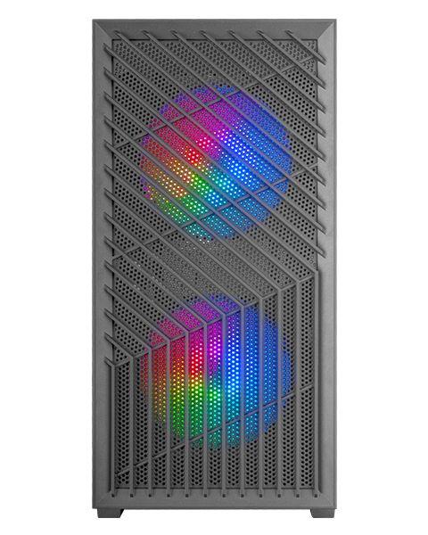 Caixa PC MARS GAMING MC-VORTEX (Micro-ATX, Mini-ITX - Mini-Torre - Rede, SGCC, vidro temperado - Preto)