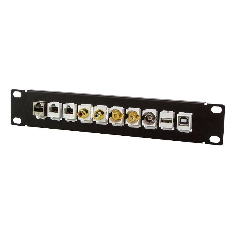 Painel Keystone LOGILINK ACT108 (10" - 10 Módulos - Preto), miniatura 3