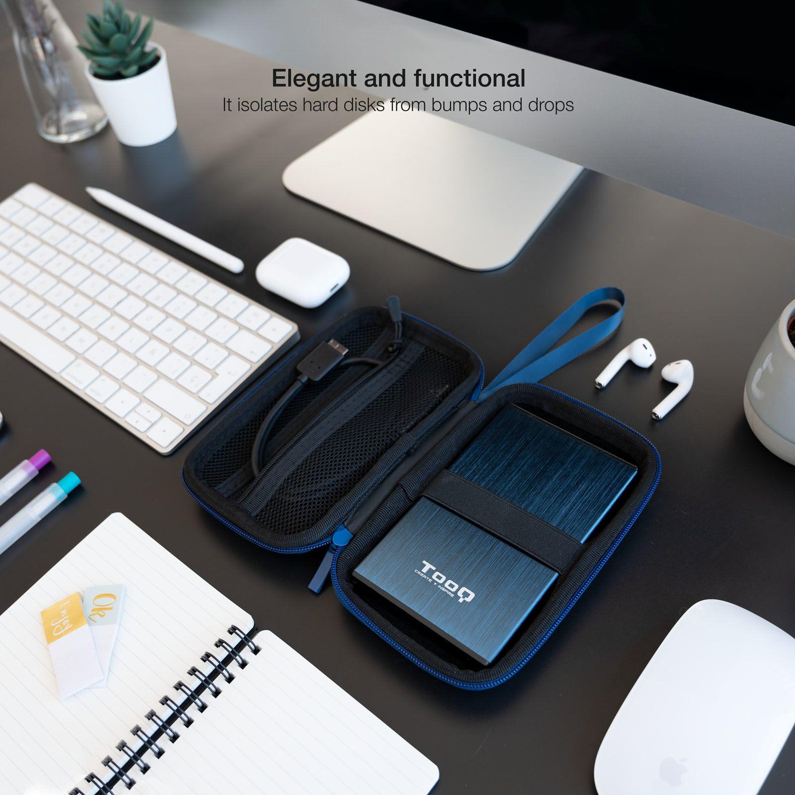 Bolsa Protetora TOOQ TQBC-E2503PB (2.5" - Azul Pacífico) — miniatura 3