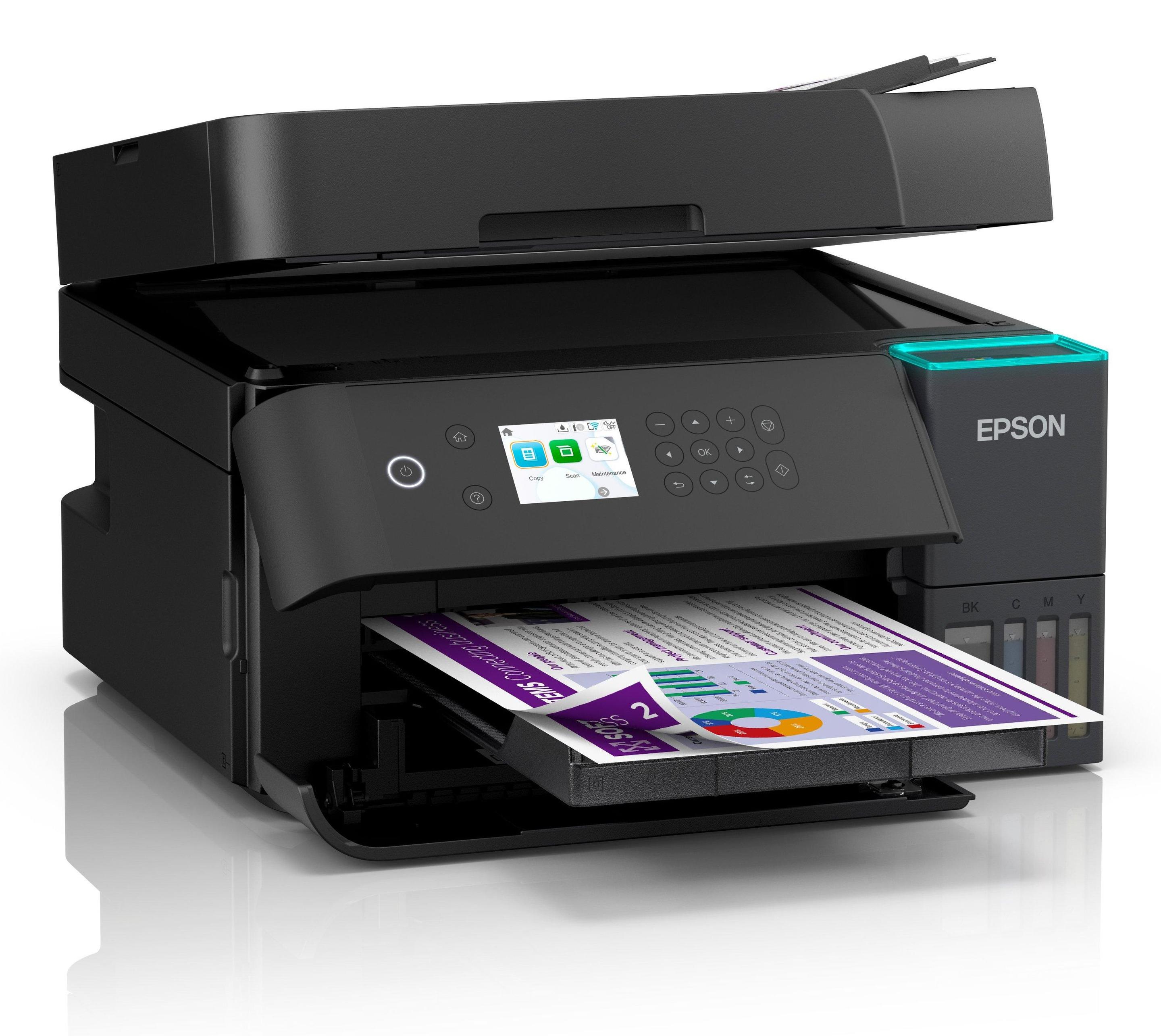 Impressora Multifunções EPSON EcoTank L6370 (A4 - Impressão a cores - 250 folhas - Preto), miniatura 2