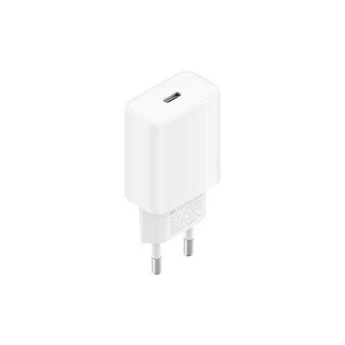 Carregador de Tomada XIAOMI 20W Fast Charging Power Adapter Type-C EU (20 W - 1x USB-C - Branco)