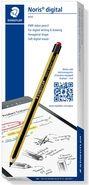 Lápis Digital STAEDTLER Noris Digital Mini 180M 22-1 (Madeira - Preto e Amarelo)