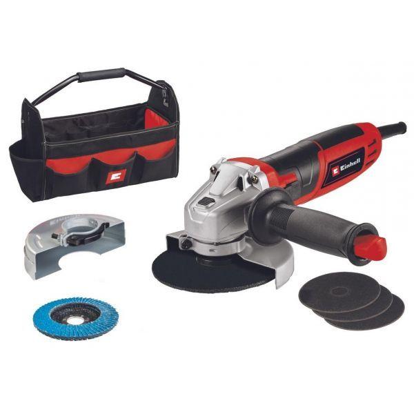 Rebarbadora EINHELL TC-AG 125/850 Kit (850 W - 220–240 V - Corrente elétrica - Preto/Vermelho)