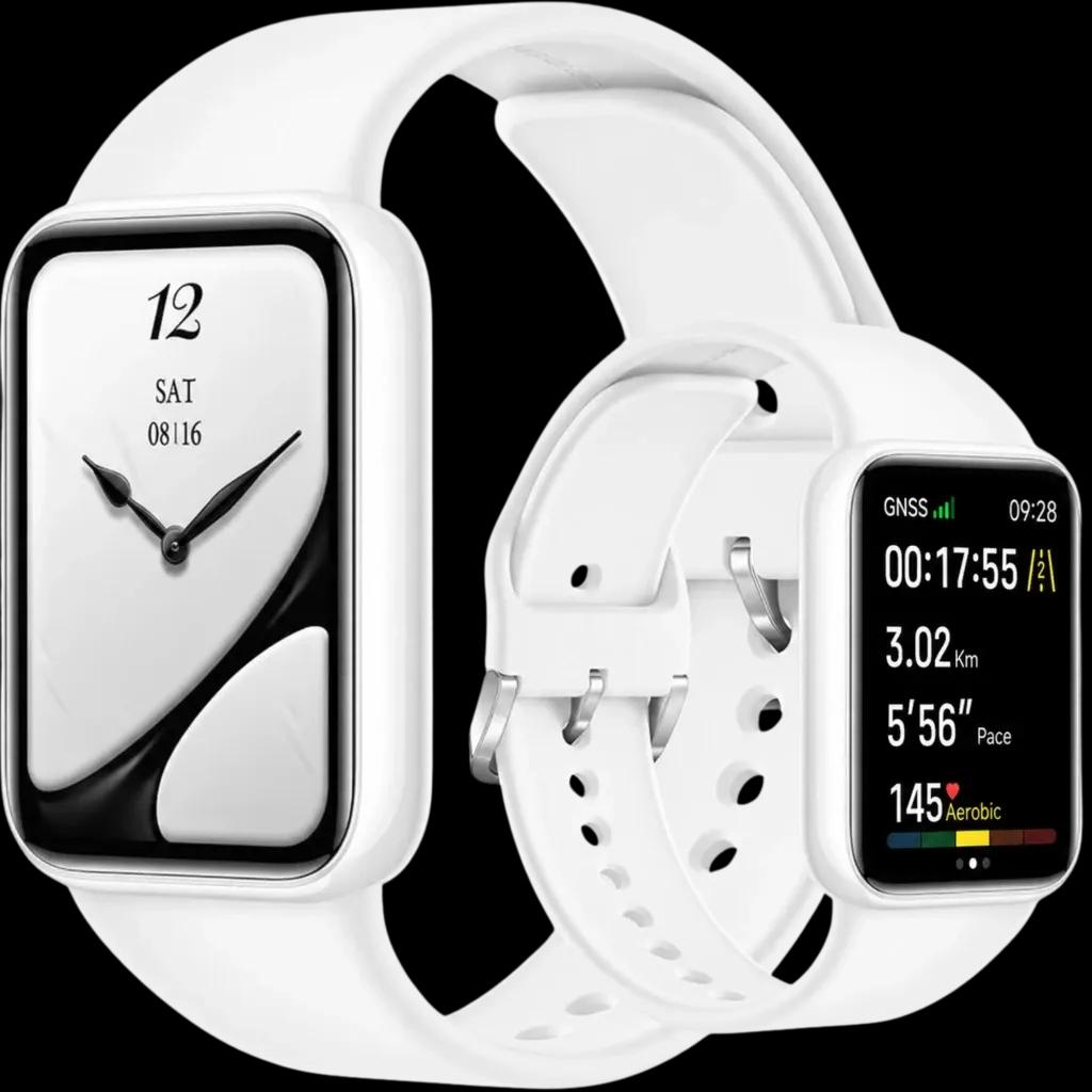 Bracelete Inteligente XIAOMI Smart Band 10 Pro Ceramic Edition (AMOLED 1,74" - GPS - 5 ATM - Branco)