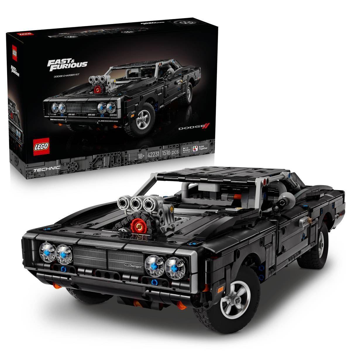 LEGO 42231 Technic Fast and Furious Carro Dodge Charger R/T (18+ anos - 1516 peças) — miniatura 3