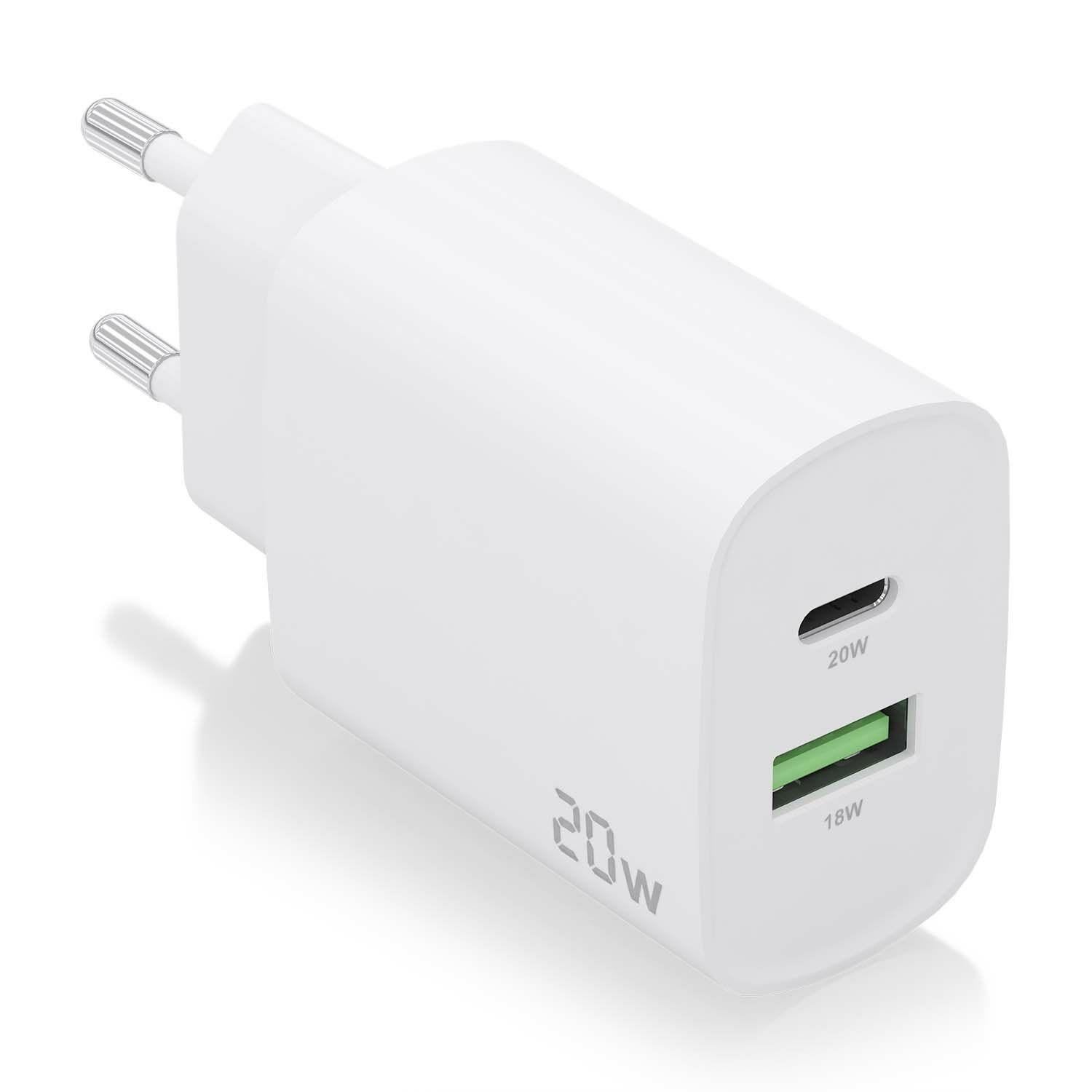 Carregador de Parede AISENS A110-0754 (20 W - Branco)