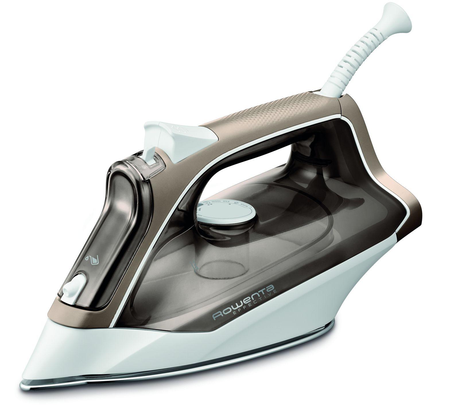 Ferro de Engomar a Vapor ROWENTA DX1635D1 (2400 W - 0,25 l - Base em aço inoxidável - Castanho)