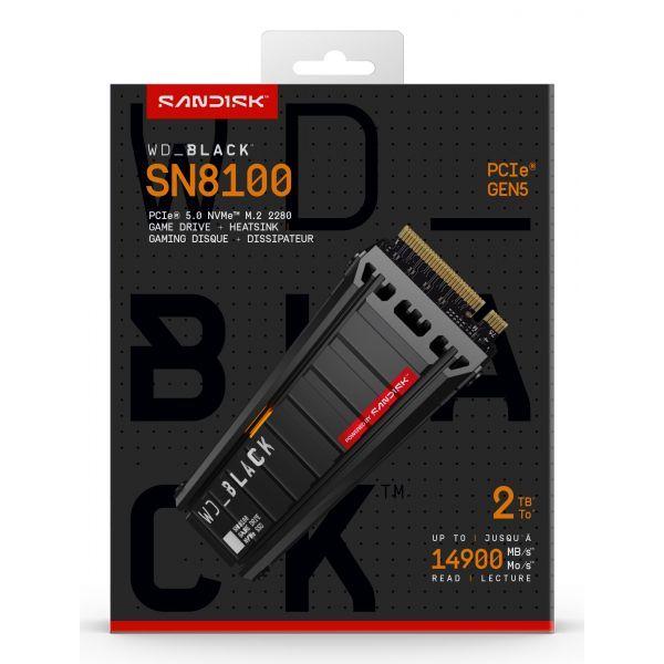 SSD SANDISK WD_BLACK SN8100 (2 TB - M.2 2280 - PCI Express 5.0 NVMe) — miniatura 5