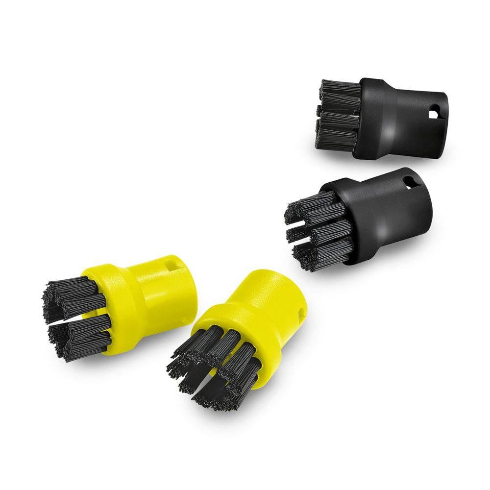 Kit de Escovas Redondas KÄRCHER 2.863-264.0 (Altura 2,6 cm - Preto e Amarelo)