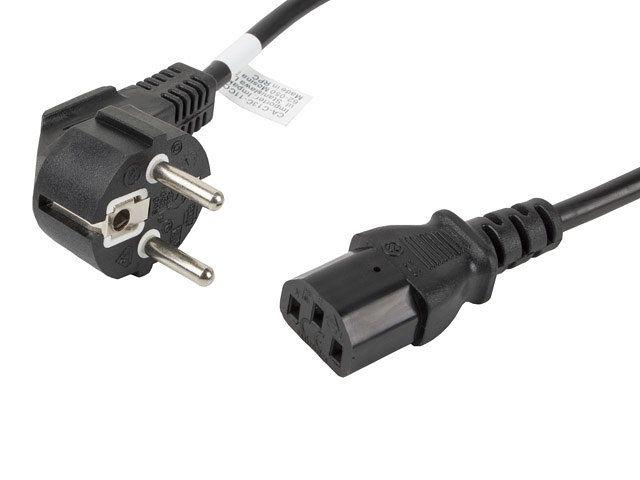 Cabo de Alimentação LANBERG CA-C13C-11CC-0018-BK (1,8 m)