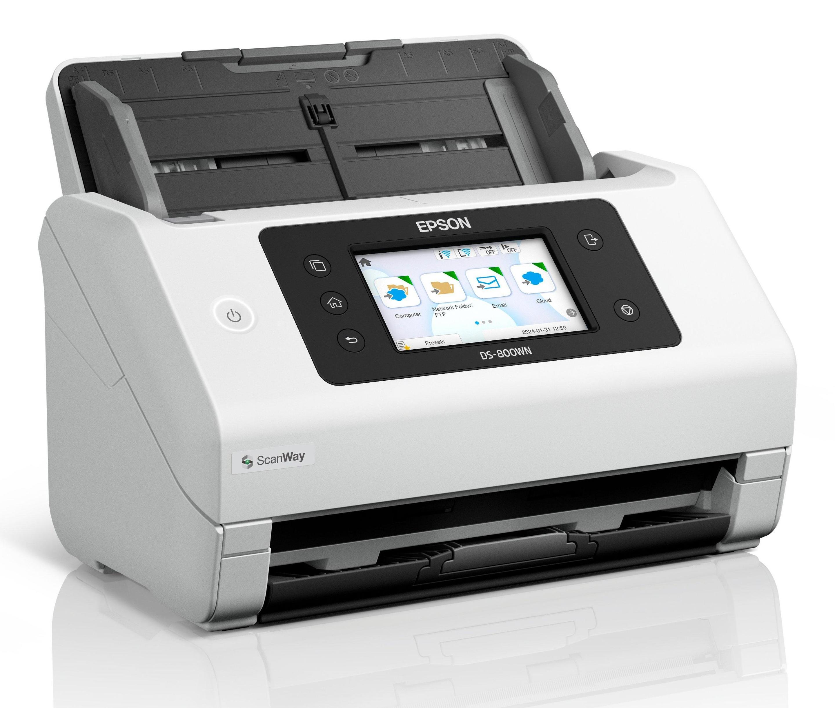 Scanner de Documentos EPSON WorkForce DS-800WN (3.2 Gen 1 - Branco) — miniatura 6
