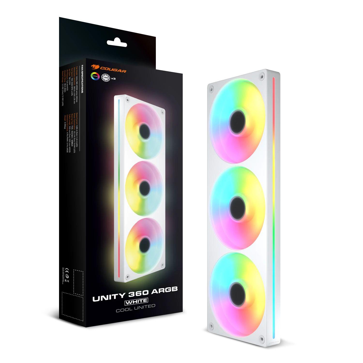 Ventoinha para Caixa PC COUGAR Unity360-FB (Branco) — miniatura 4