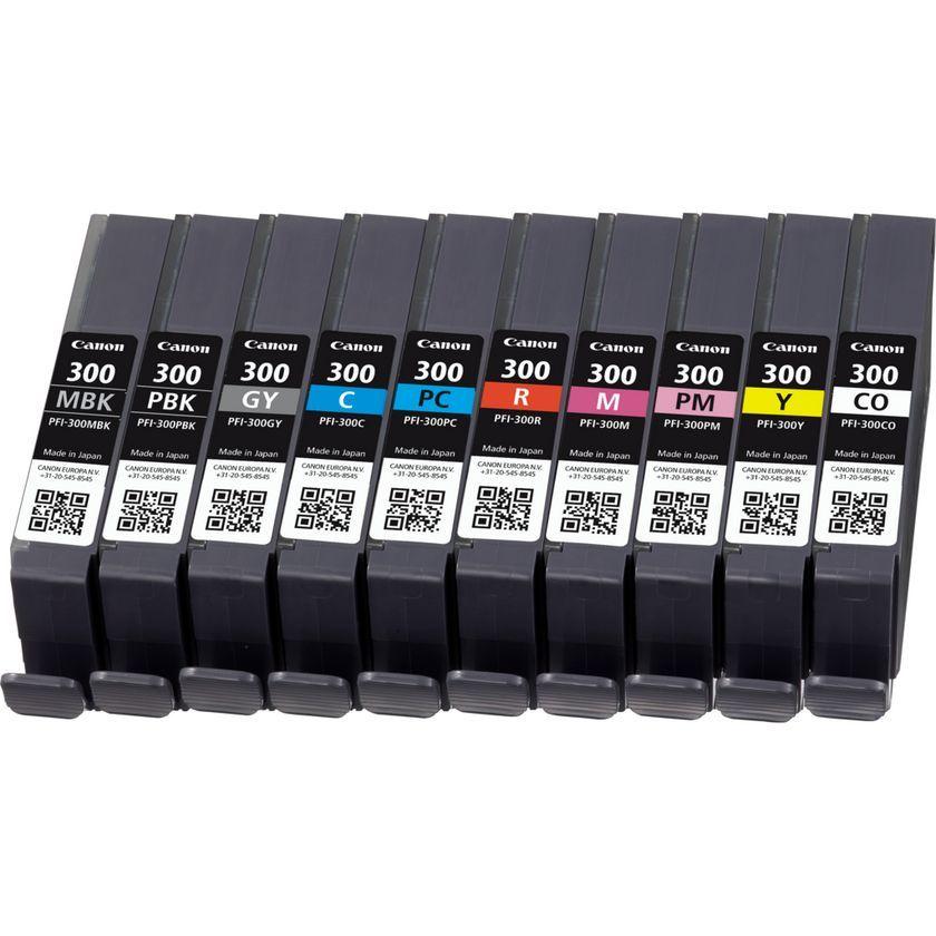 Conjunto de Tinteiros CANON PFI-300 (10 Unidades - Multicor), miniatura 2