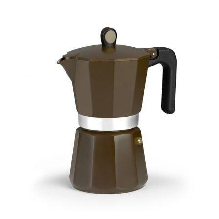 Cafeteira Italiana MONIX New Cream M671012 (Castanho)