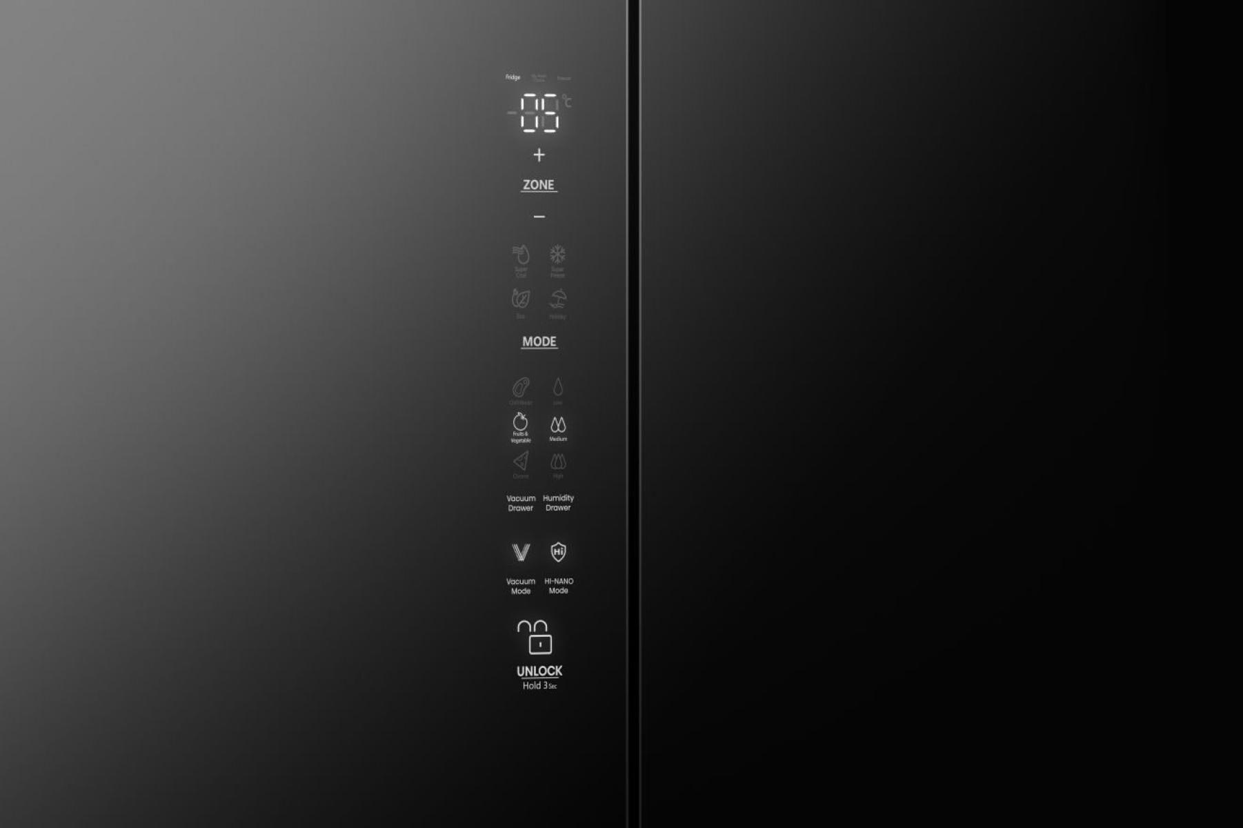 Frigorífico Americano Independente HISENSE RQ768N4GBE (591 l - 190x91,1x60 cm - 190 cm - Preto), miniatura 7
