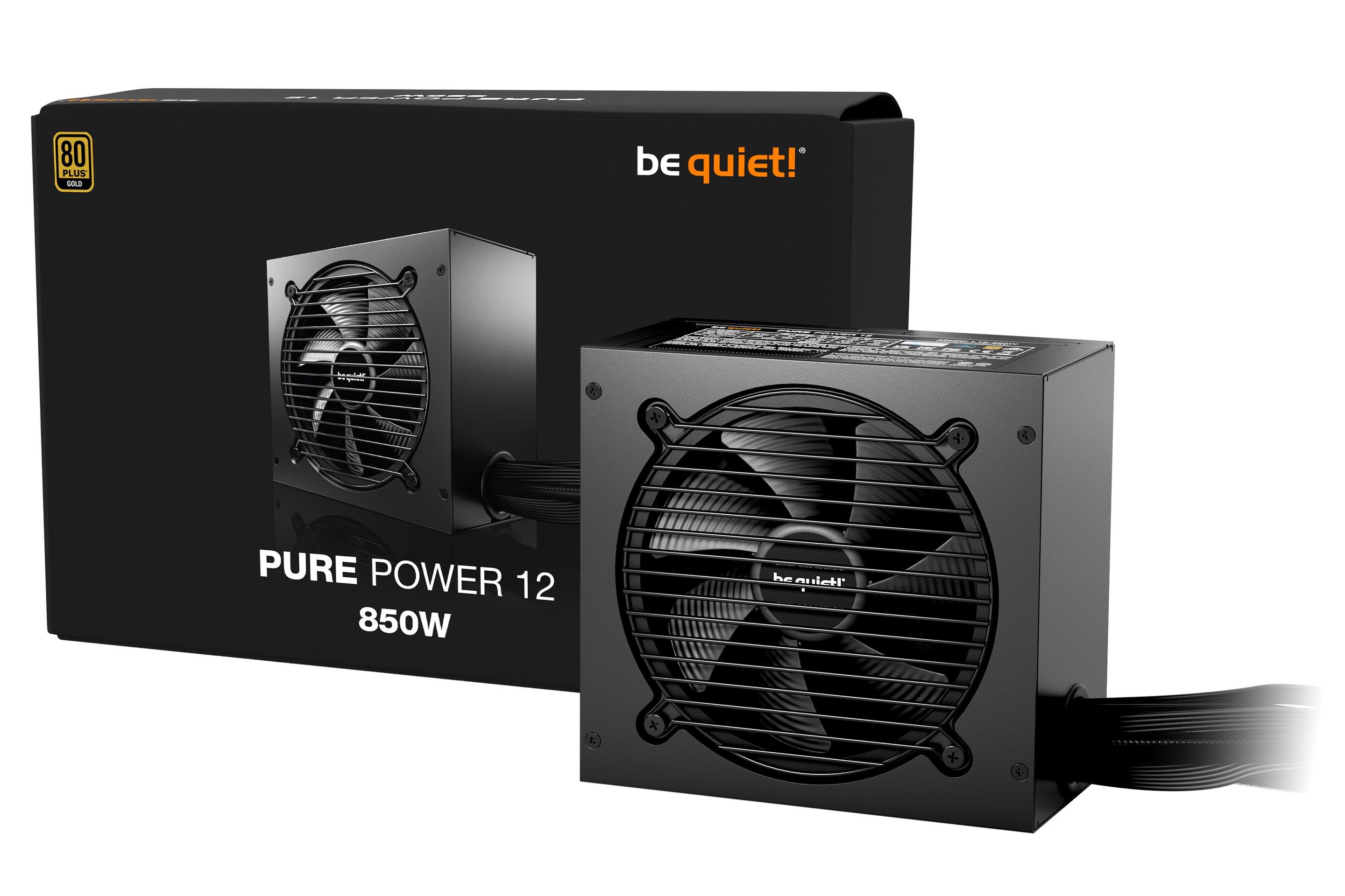 Fonte de Alimentação BE QUIET! Pure Power 12 850W (ATX - 850 W - 80 PLUS Gold - Preto), miniatura 3