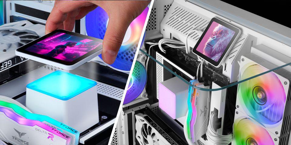 Sistema de Refrigeração Líquida MARS GAMING MLVISIONPRO360 (Branco) — miniatura 3