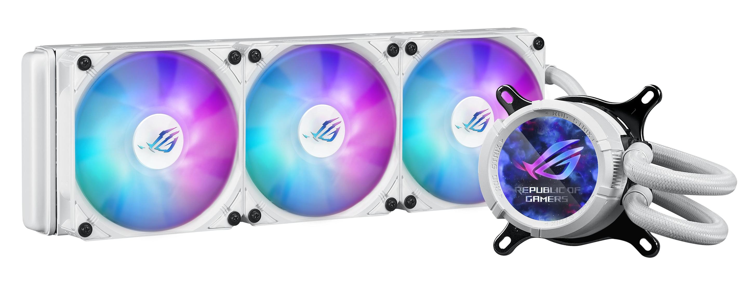 Sistema de Refrigeração Líquida All-in-One ASUS ROG Strix LC III 360 ARGB LCD XL (Branco)