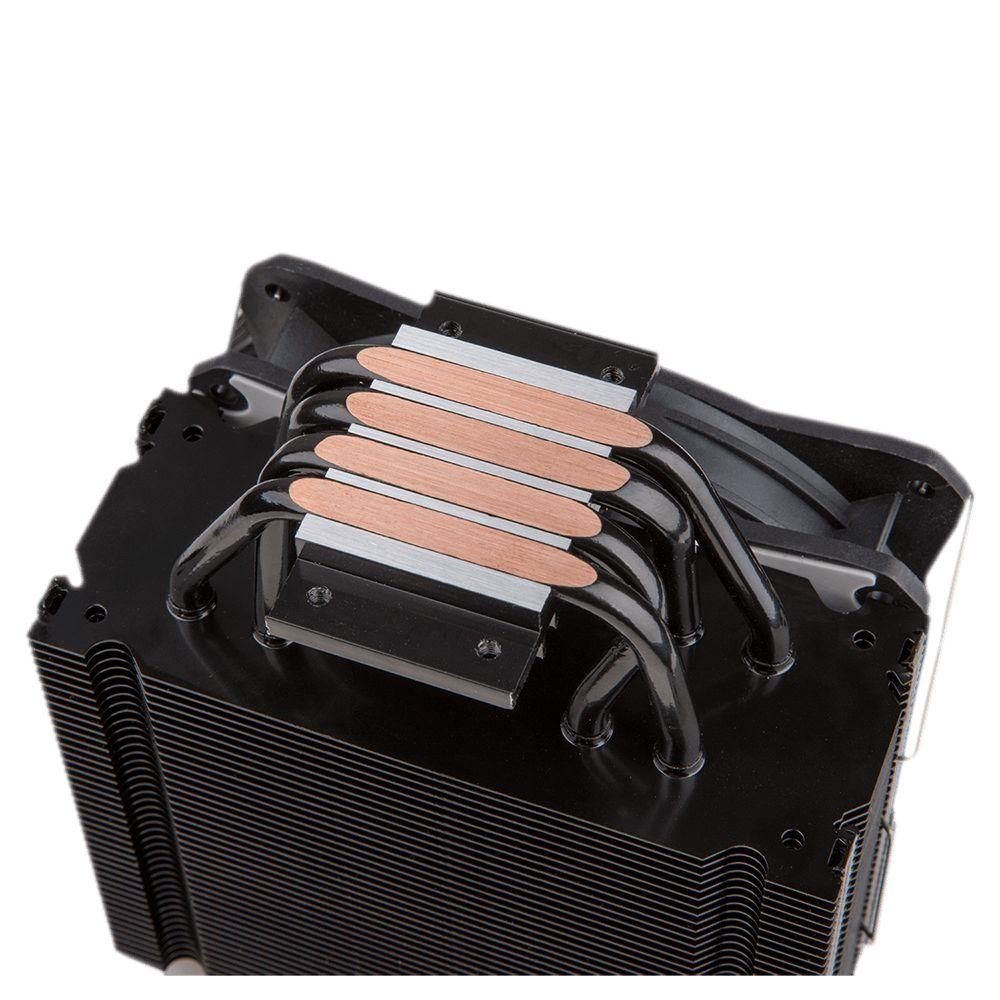 Cooler de CPU HIDITEC C12 PWM (120 mm - 1 ventoinha - 1600 RPM - Preto) — miniatura 5