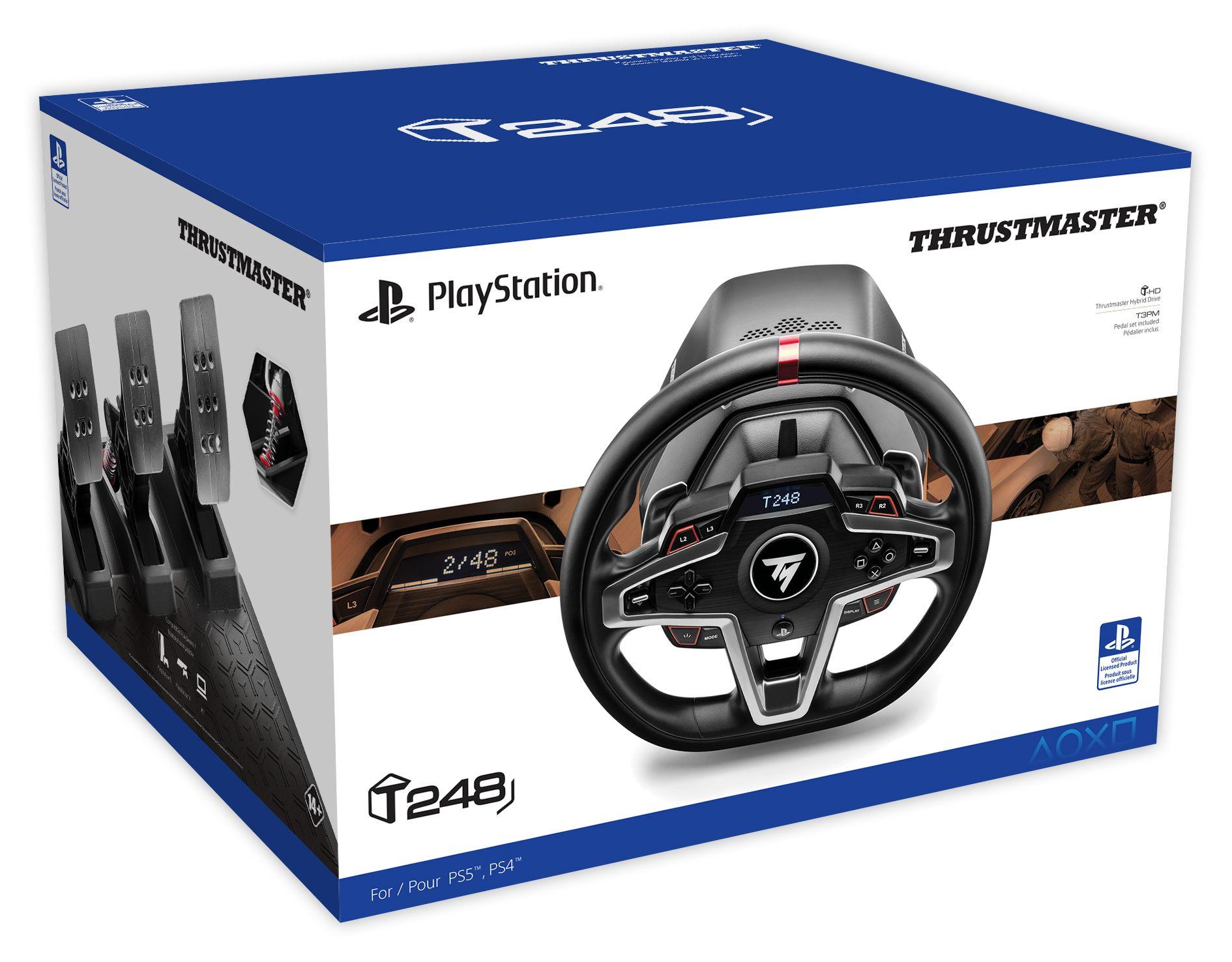 Volante THRUSTMASTER T248 (PlayStation - USB - Com fios - Preto) — miniatura 5