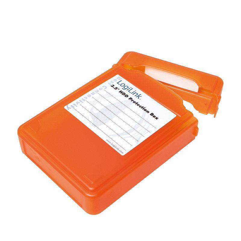 Capa de Proteção para Disco Rígido LOGILINK UA0133O (3.5" - Laranja)