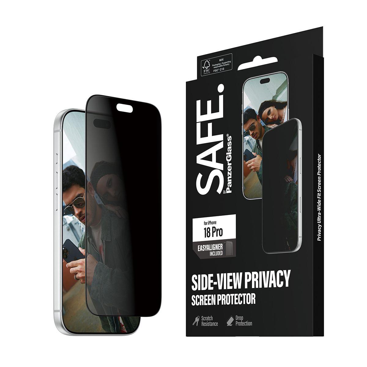 Protetor de Ecrã de Privacidade PANZERGLASS SAFE. para iPhone 18 Pro (Apple iPhone 18 Pro - Transparente), miniatura 7