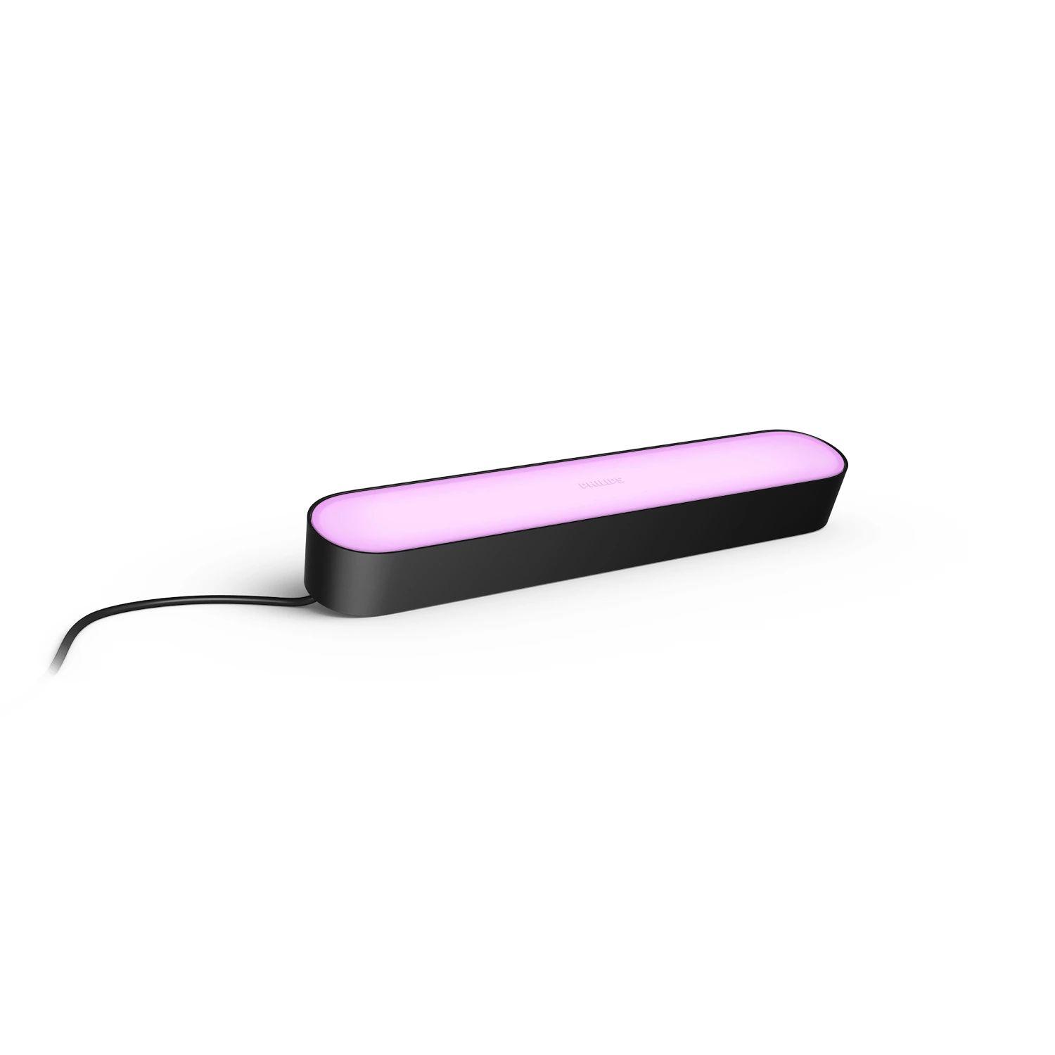 Barra de Luz Inteligente PHILIPS Hue Play Lightbar Extension WACA (Sintético - Preto)