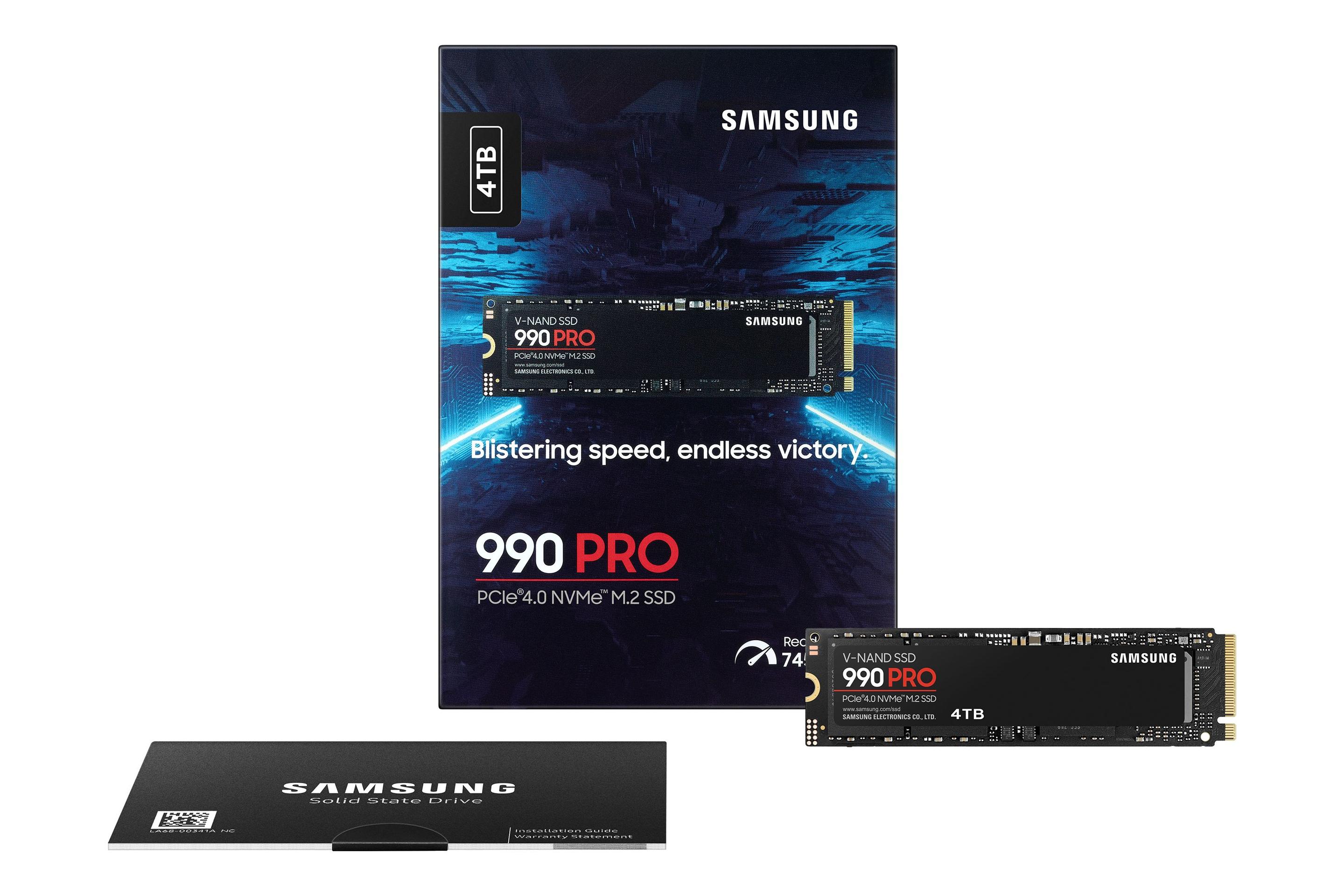 SSD Interno SAMSUNG 990 PRO MZ-V9P4T0BW (4 TB - M.2 2280 - PCI Express 4.0 NVMe) — miniatura 8