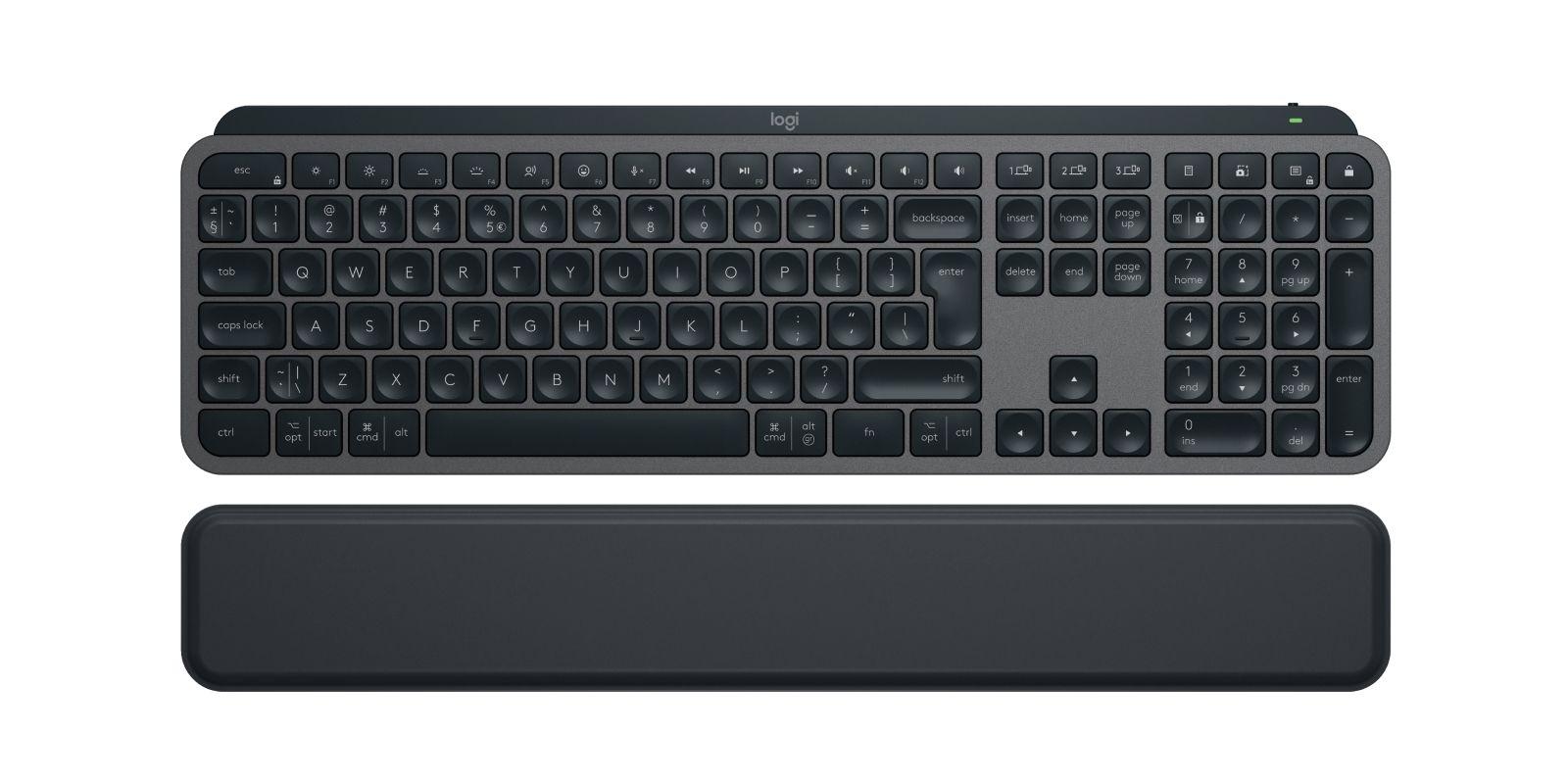 Teclado LOGITECH MX Keys S (Estados Unidos - Teclas tesoura - Tamanho completo - Grafite) — miniatura 3