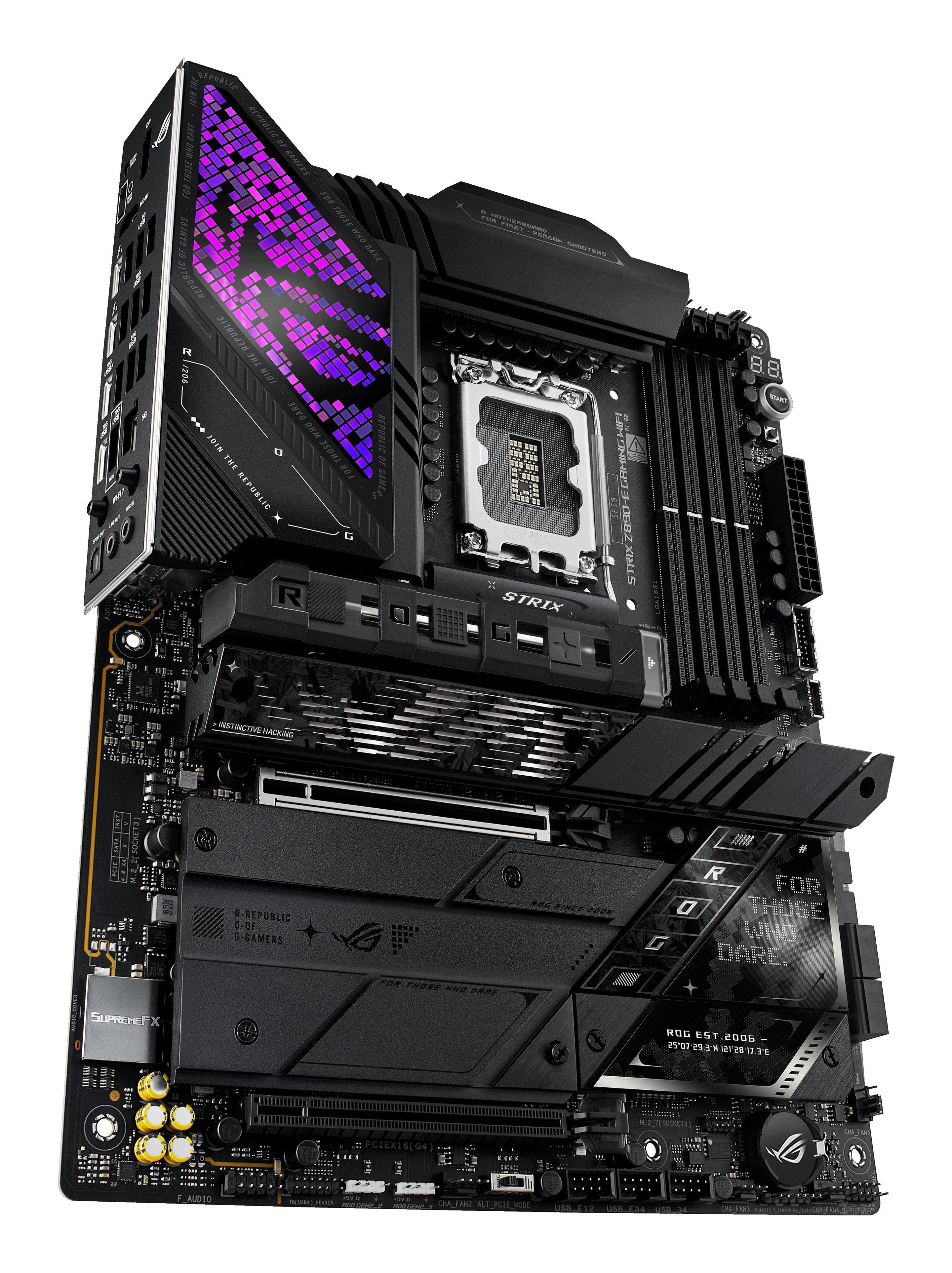 Motherboard ASUS ROG STRIX Z890-E GAMING WIFI (LGA 1851 (Socket V1) - Intel Core Ultra - ATX - Preto), miniatura 8
