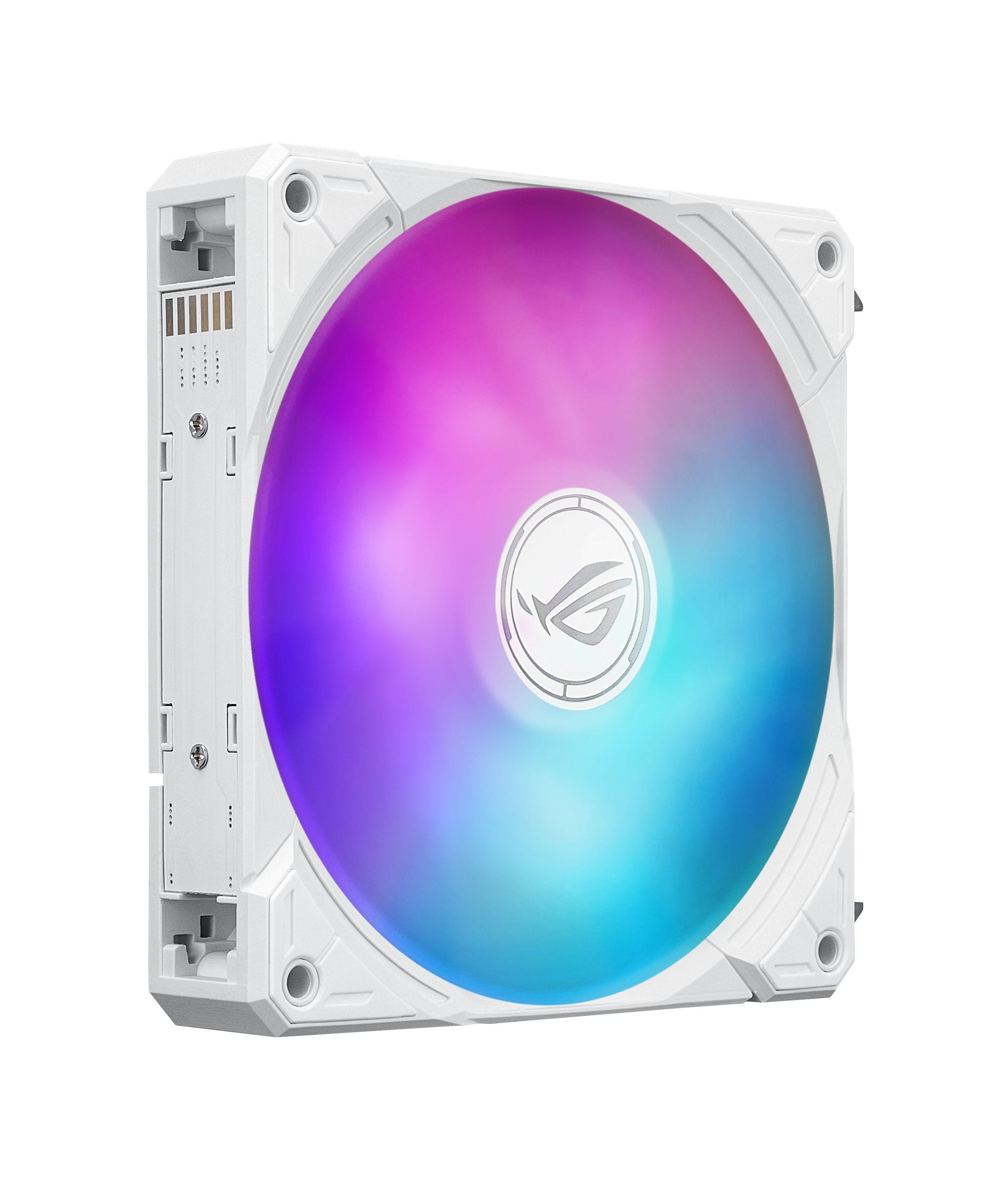 Sistema de Refrigeração Líquida Tudo-em-Um ASUS ROG Ryuo IV SLC 360 ARGB (12 cm - 2650 RPM - Multi - Branco), miniatura 3